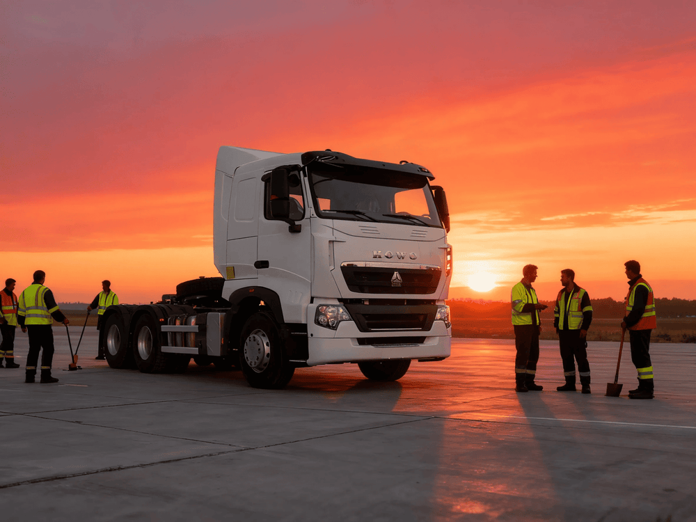 HOWO T7H 6X4 Flat - Roof Tractor Truck - Cnhtctruck