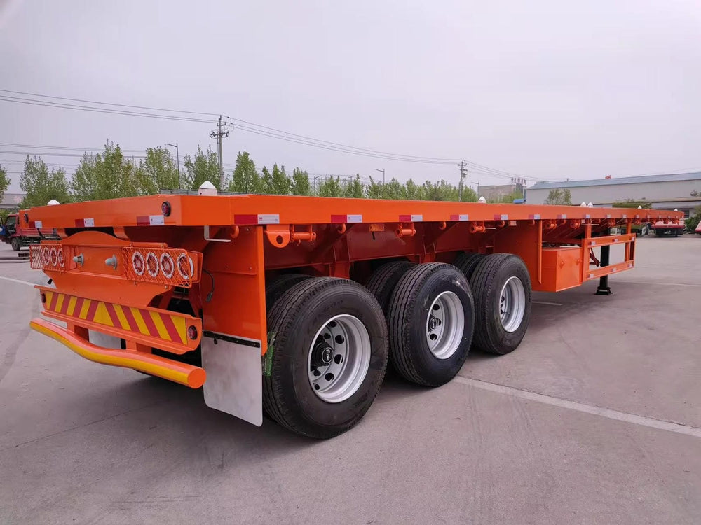 Flatbed Cargo Semi - Trailer (3 - Axle) - Cnhtctruck