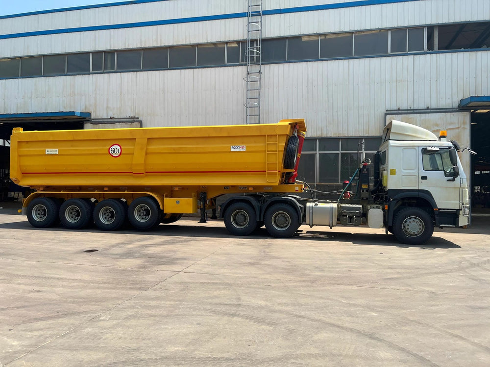 40T/60T/100T - 4/6 Axle Tipper Semi - Trailer - Cnhtctruck